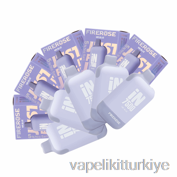 Vape Likit [5'li Paket] Firerose In7500 Tek Kullanımlık
